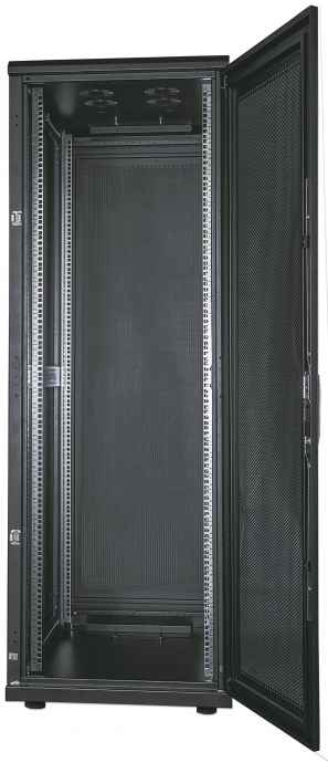 INTELLINET/MANHATTAN Server Cabinet - 19in - 42u - Ip20-rated Housing - Flatpack - Black