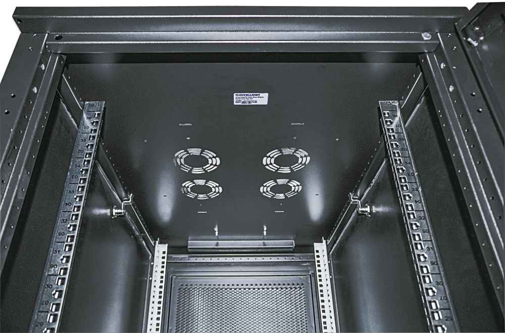 INTELLINET/MANHATTAN Server Cabinet - 19in - 42u - Ip20-rated Housing - Flatpack - Black