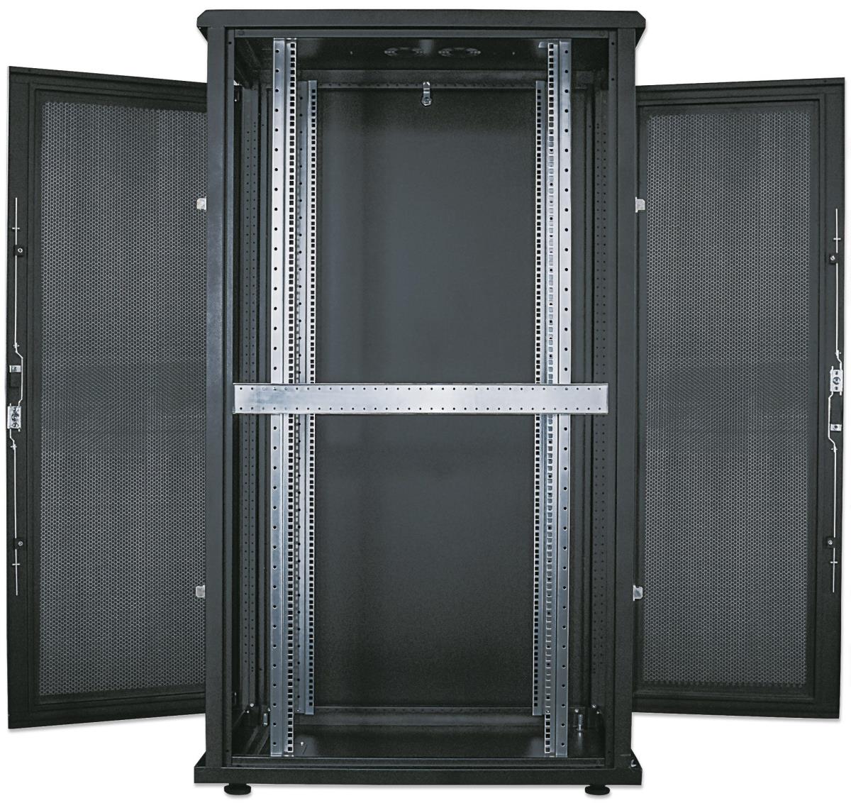 INTELLINET/MANHATTAN Server Cabinet - 19in - 42U - Ip20-rated Housing - Assembled - Black (713283)