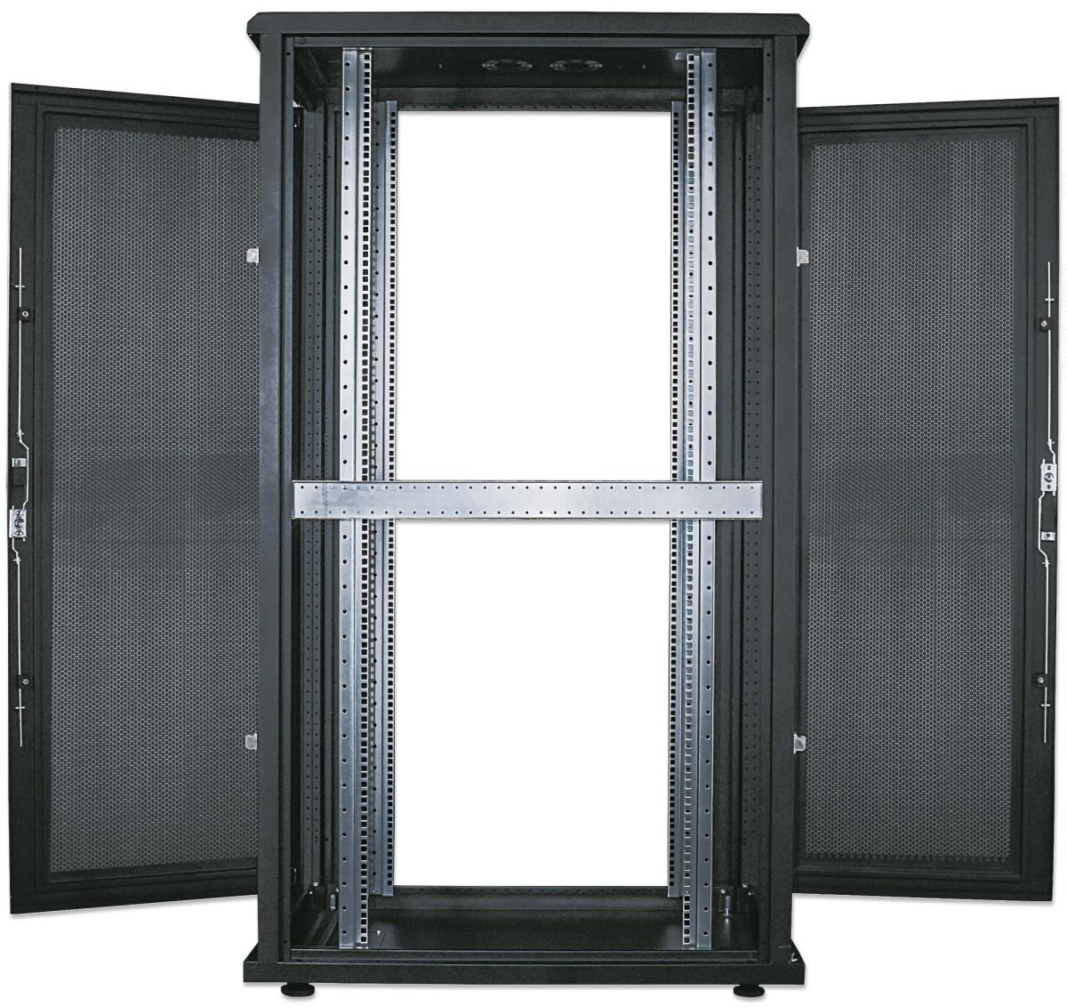INTELLINET/MANHATTAN Server Cabinet - 19in - 42U - Ip20-rated Housing - Assembled - Black (713283)