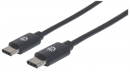 INTELLINET/MANHATTAN USB 2.0 Cable Type-C Male To Type-C Male 480mbps 50cm Black