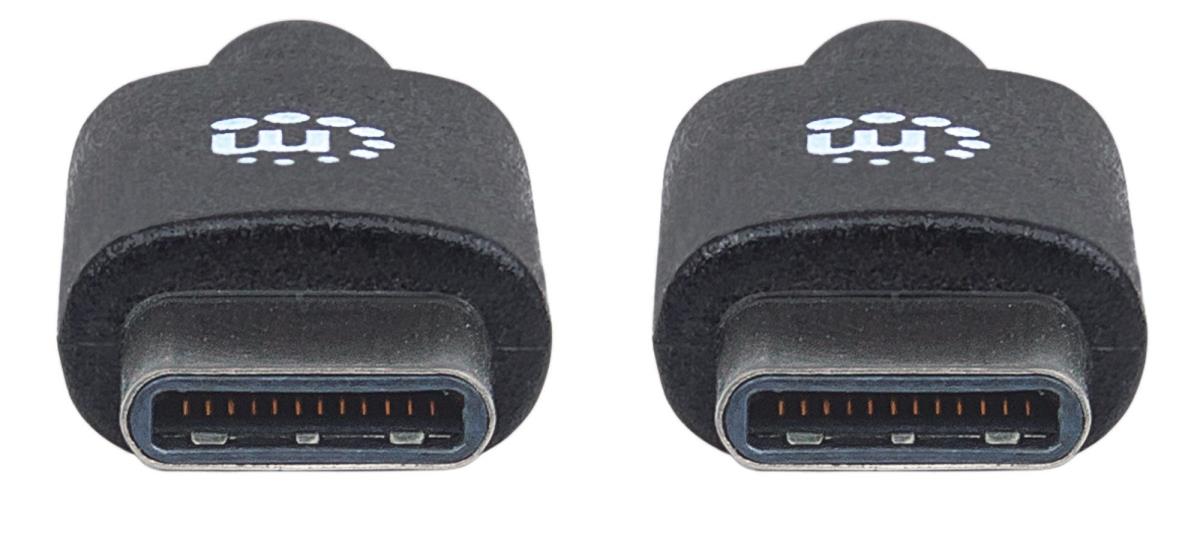 INTELLINET/MANHATTAN USB 2.0 Cable Type-C Male To Type-C Male 480Mbps 2m Black