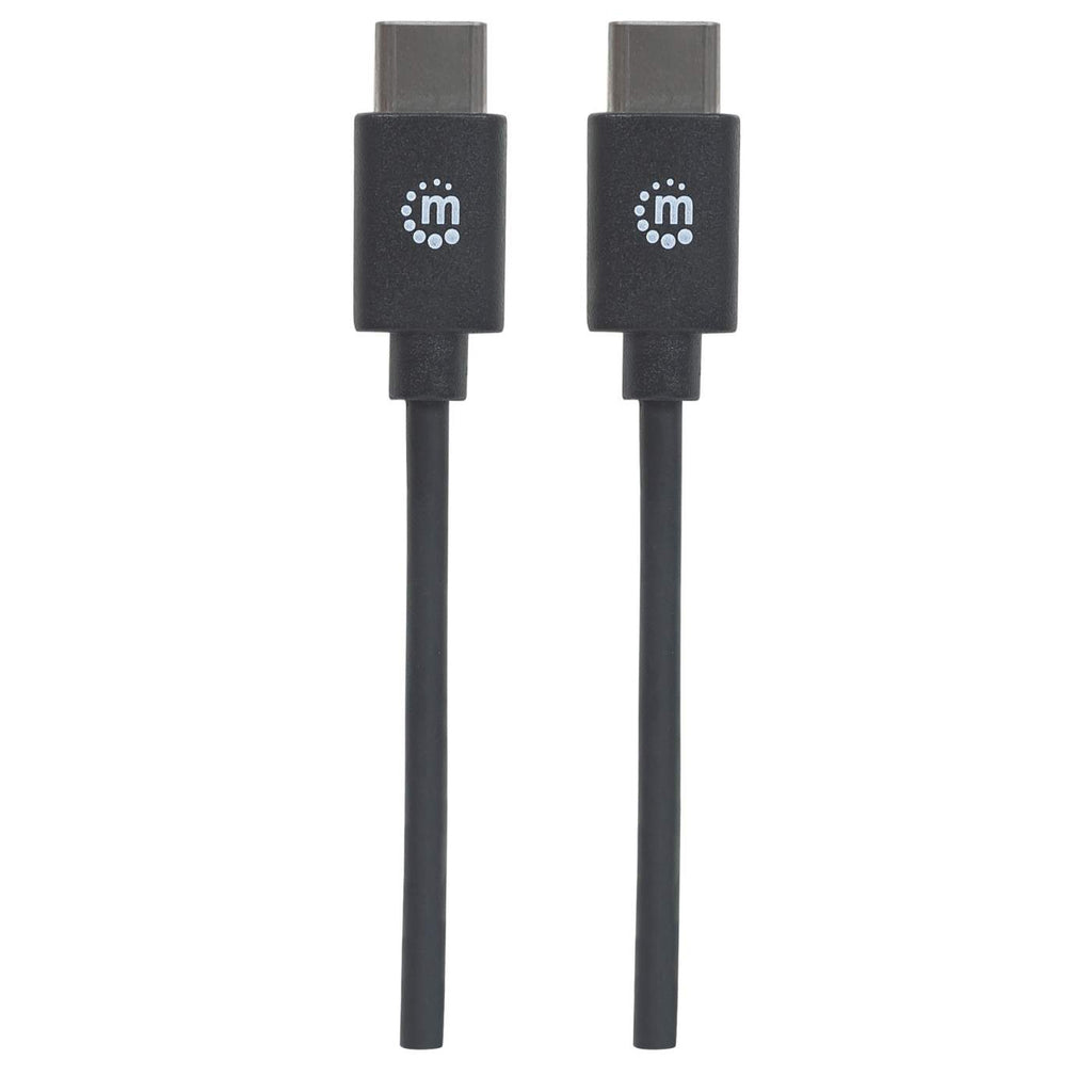 INTELLINET/MANHATTAN USB 2.0 Cable Type-C Male to Type-C Male 480Mbps 3m Black