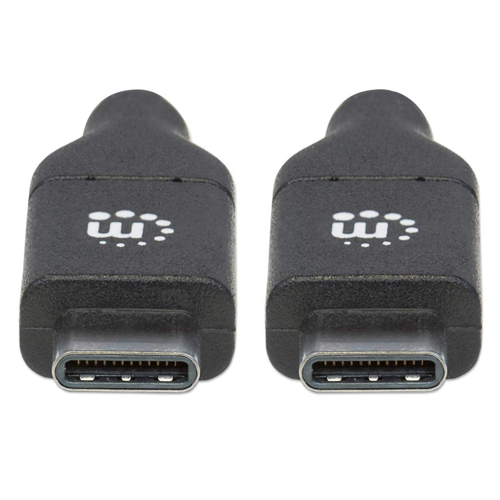 INTELLINET/MANHATTAN USB 2.0 Cable Type-C Male to Type-C Male 480Mbps 5A 2m Black