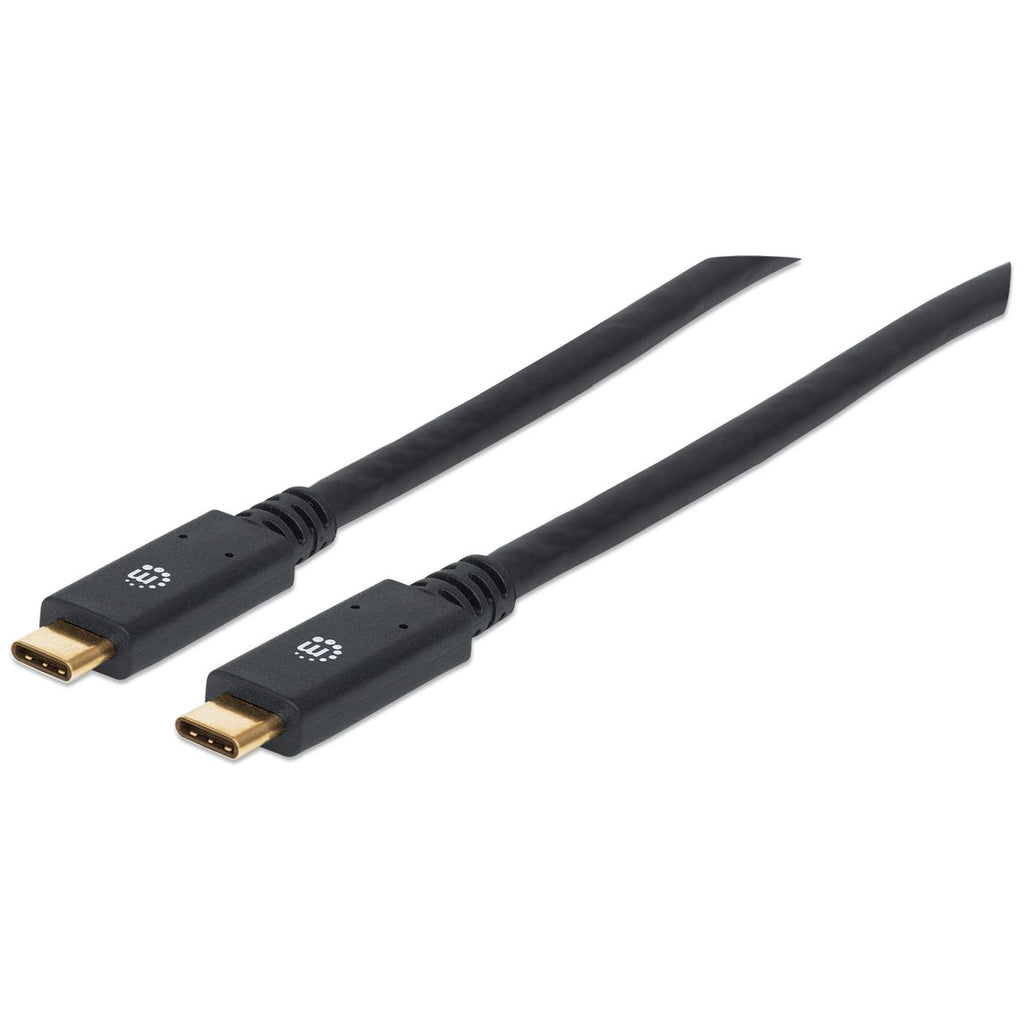 INTELLINET/MANHATTAN USB 3.1 Cable Gen 1, Type-C Male to Type-C Male, 5 Gbps, 2m Black