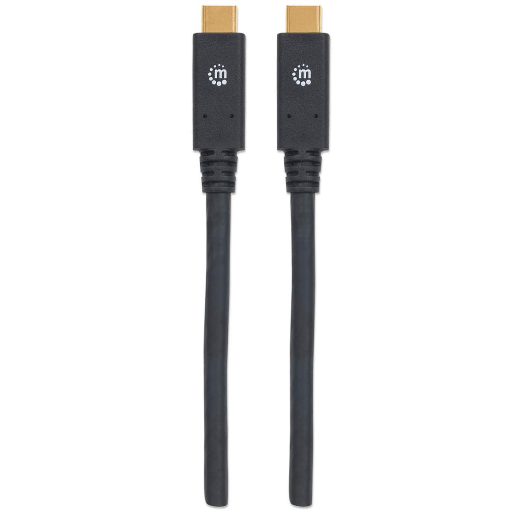 INTELLINET/MANHATTAN USB 3.1 Cable Gen 1, Type-C Male to Type-C Male, 5 Gbps, 2m Black