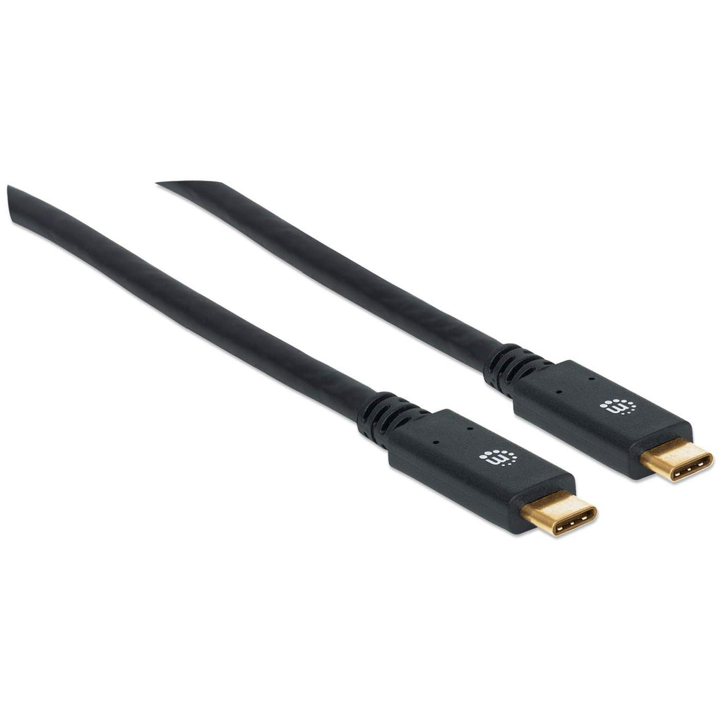 INTELLINET/MANHATTAN USB 3.1 Cable Gen 1, Type-C Male to Type-C Male, 5 Gbps, 2m Black