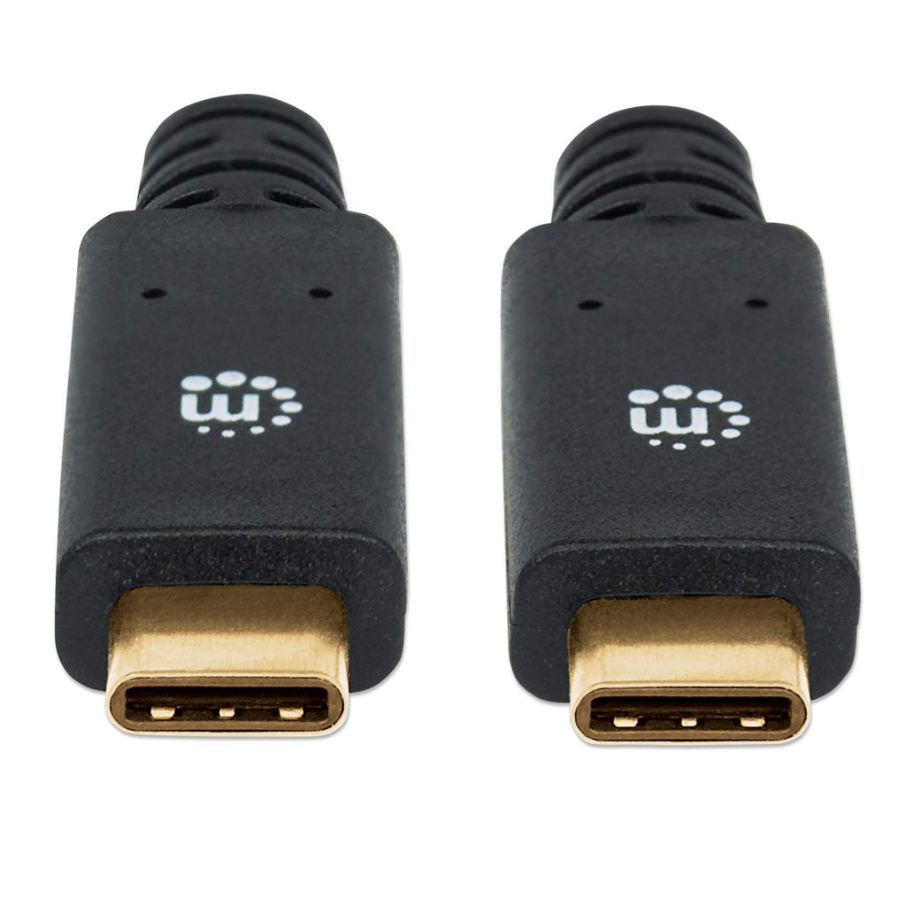 INTELLINET/MANHATTAN USB 3.1 Cable Gen 1, Type-C Male to Type-C Male, 5 Gbps, 2m Black