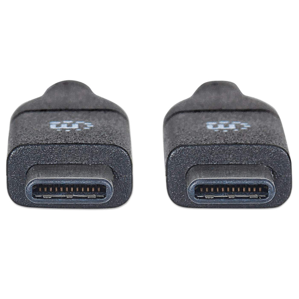 INTELLINET/MANHATTAN USB 3.1 Cable Gen 2, Type-C Male to Type-C Male, 10 Gbps, 20in Black
