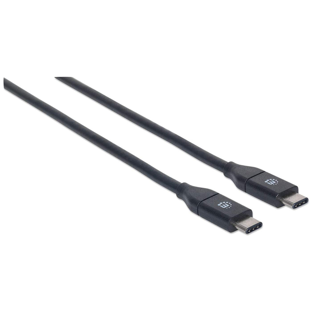 INTELLINET/MANHATTAN USB 3.1 Cable Gen 2, Type-C Male to Type-C Male, 10 Gbps, 20in Black