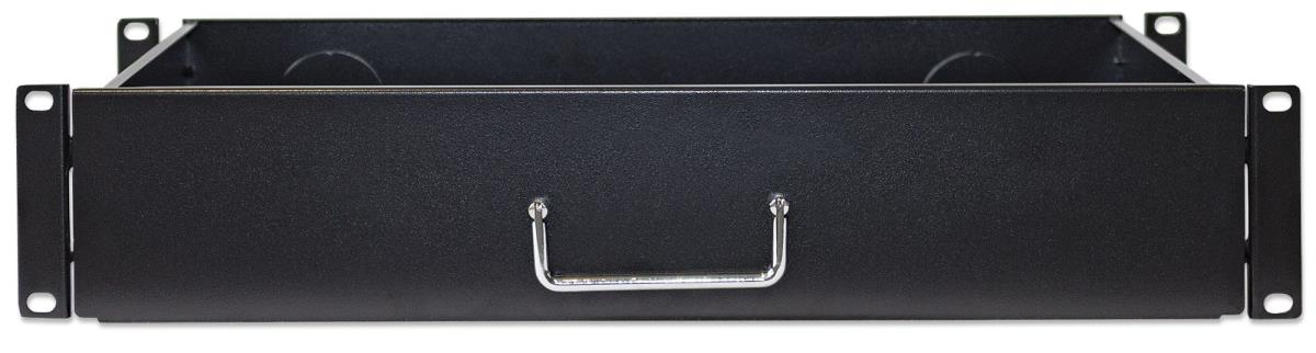 INTELLINET/MANHATTAN Drawer Shelf 19in  2u 350 Mm Depth Black