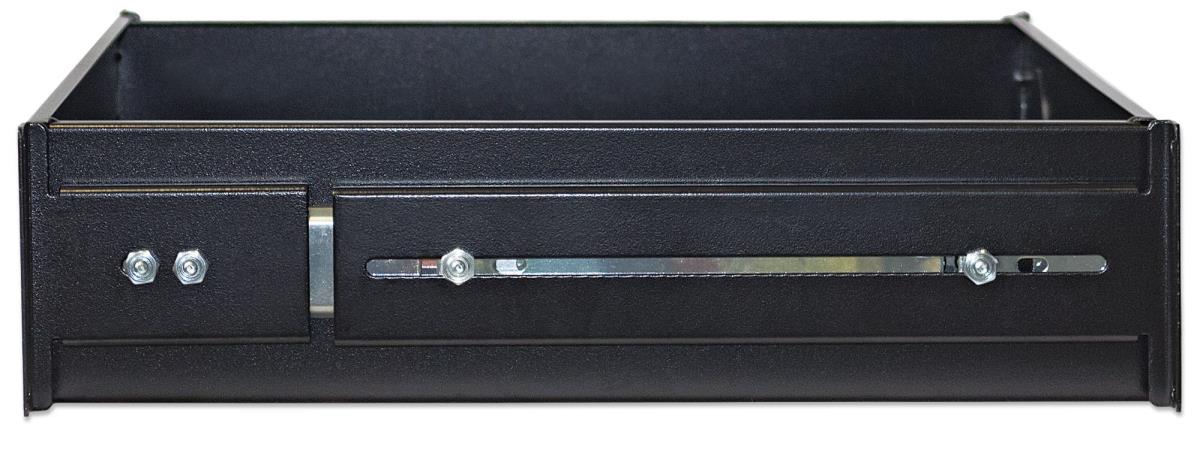INTELLINET/MANHATTAN Drawer Shelf 19in  2u 350 Mm Depth Black