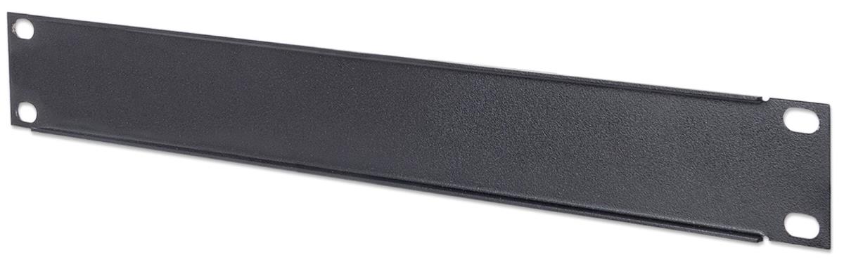 INTELLINET/MANHATTAN Blank Panel - 10in - 1U - Metal - Black