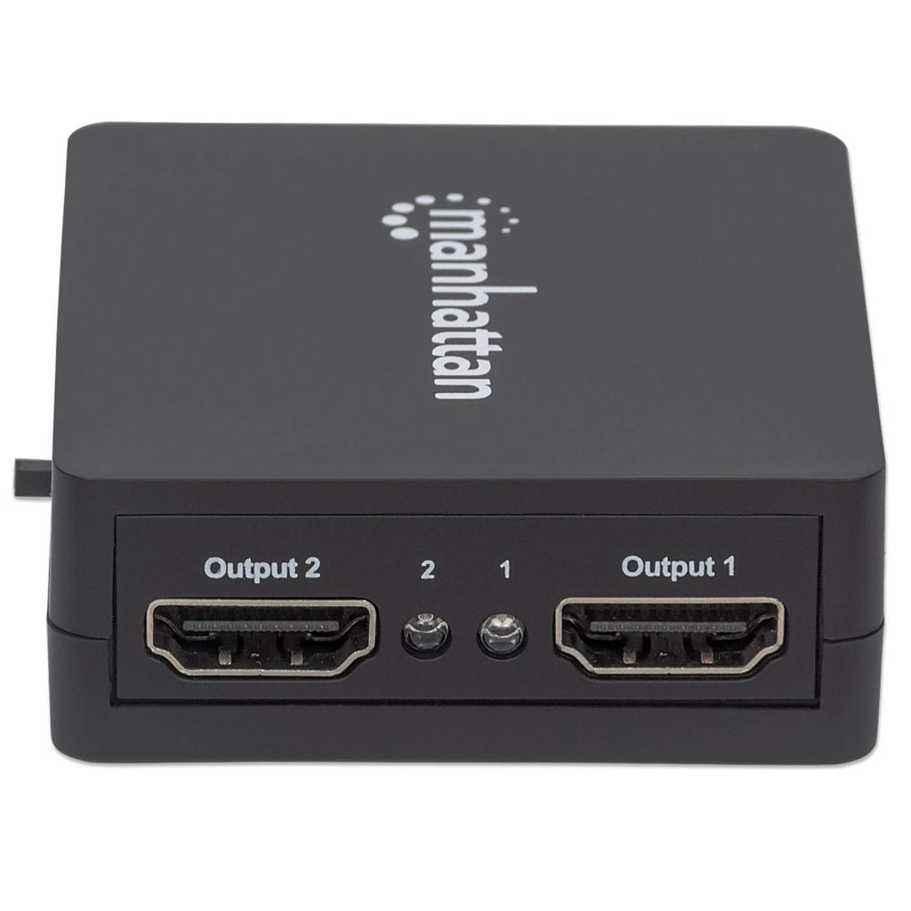INTELLINET/MANHATTAN HDMI Splitter 1080p 2 Port USB Powered Black