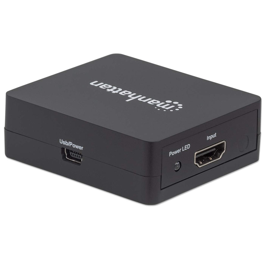 INTELLINET/MANHATTAN HDMI Splitter 1080p 2 Port USB Powered Black