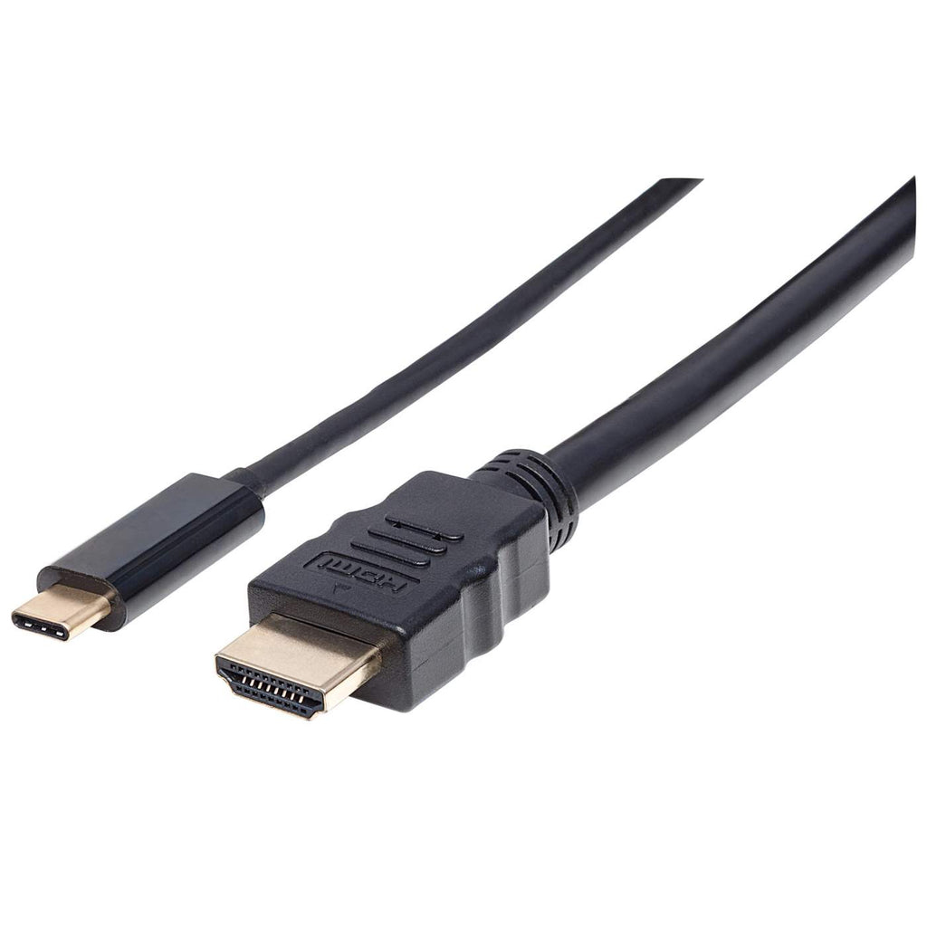 INTELLINET/MANHATTAN USB-C To HDMI Adapter Cable Alt Mode Sign HDMI 4k Black 2m