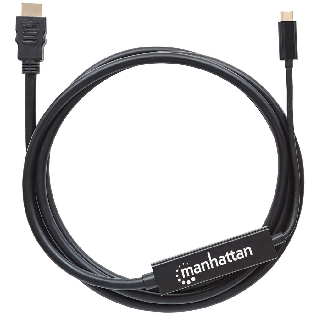INTELLINET/MANHATTAN USB-C To HDMI Adapter Cable Alt Mode Sign HDMI 4k Black 2m
