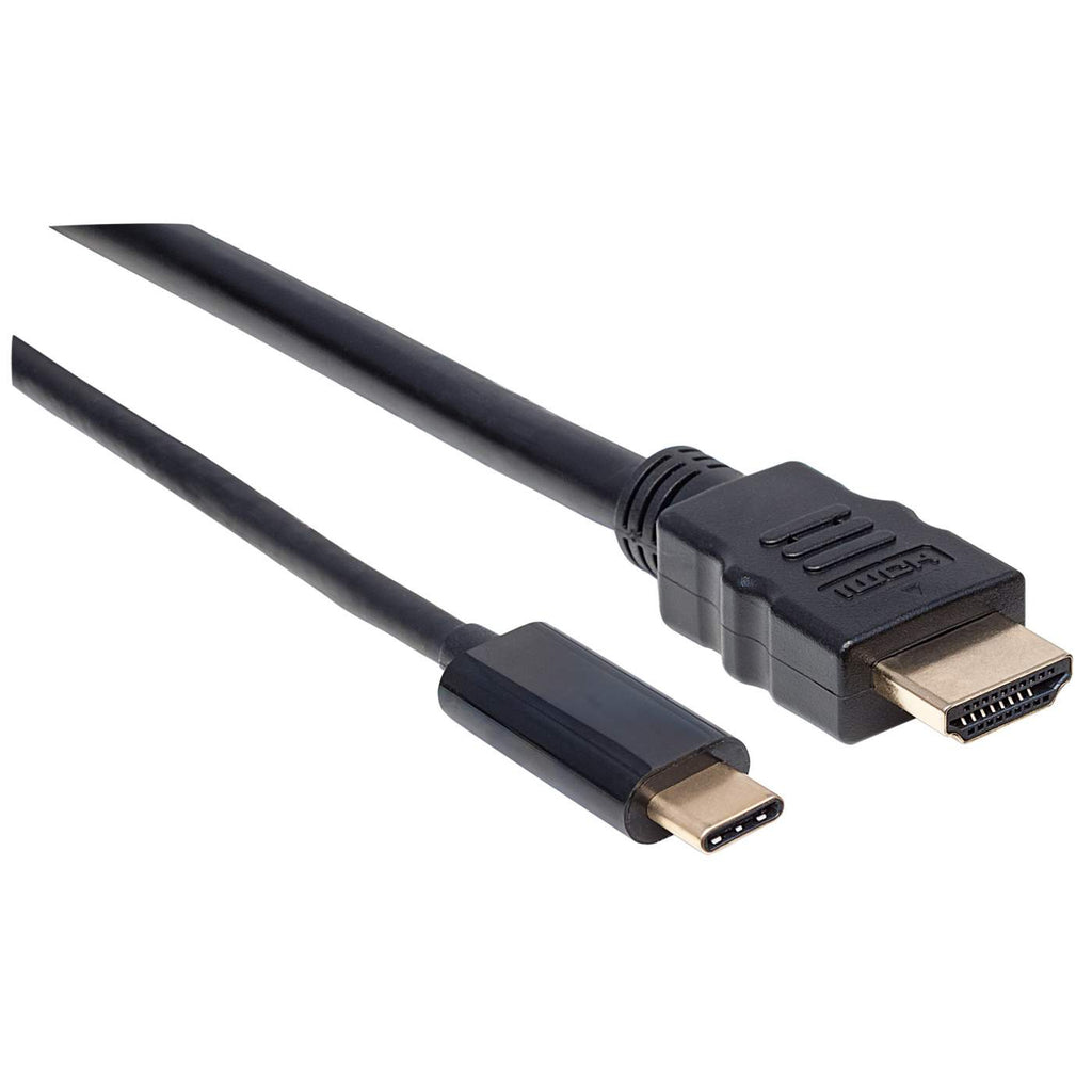 INTELLINET/MANHATTAN USB-C To HDMI Adapter Cable Alt Mode Sign HDMI 4k Black 2m