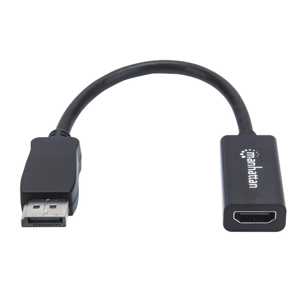 INTELLINET/MANHATTAN DisplayPort Male To HDMI Female, 1080p, Black