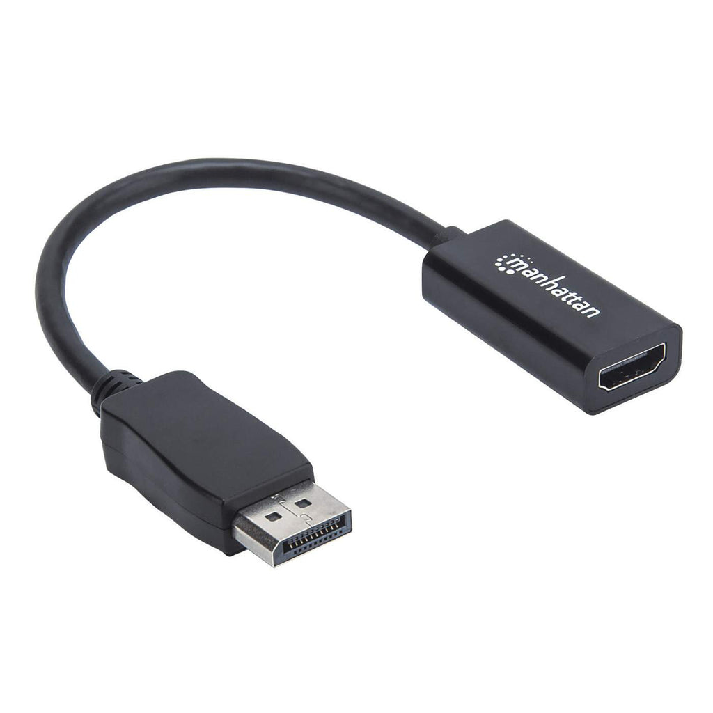 INTELLINET/MANHATTAN DisplayPort Male To HDMI Female, 1080p, Black