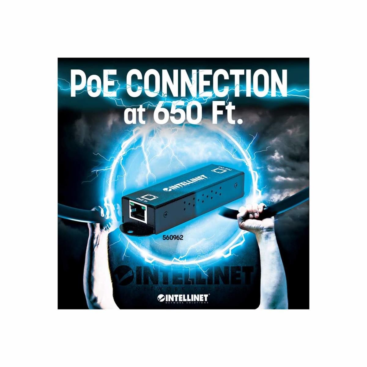 INTELLINET/MANHATTAN Gigabit High-power Poe+ Extender Repeater
