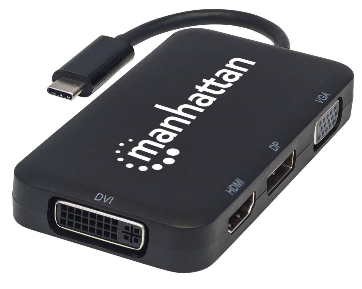 INTELLINET/MANHATTAN USB-C 4-in-1 Audio/video Converter