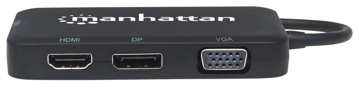 INTELLINET/MANHATTAN USB-C 4-in-1 Audio/video Converter