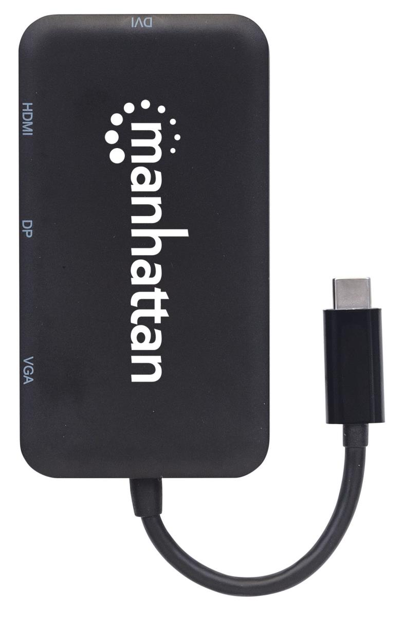 INTELLINET/MANHATTAN USB-C 4-in-1 Audio/video Converter