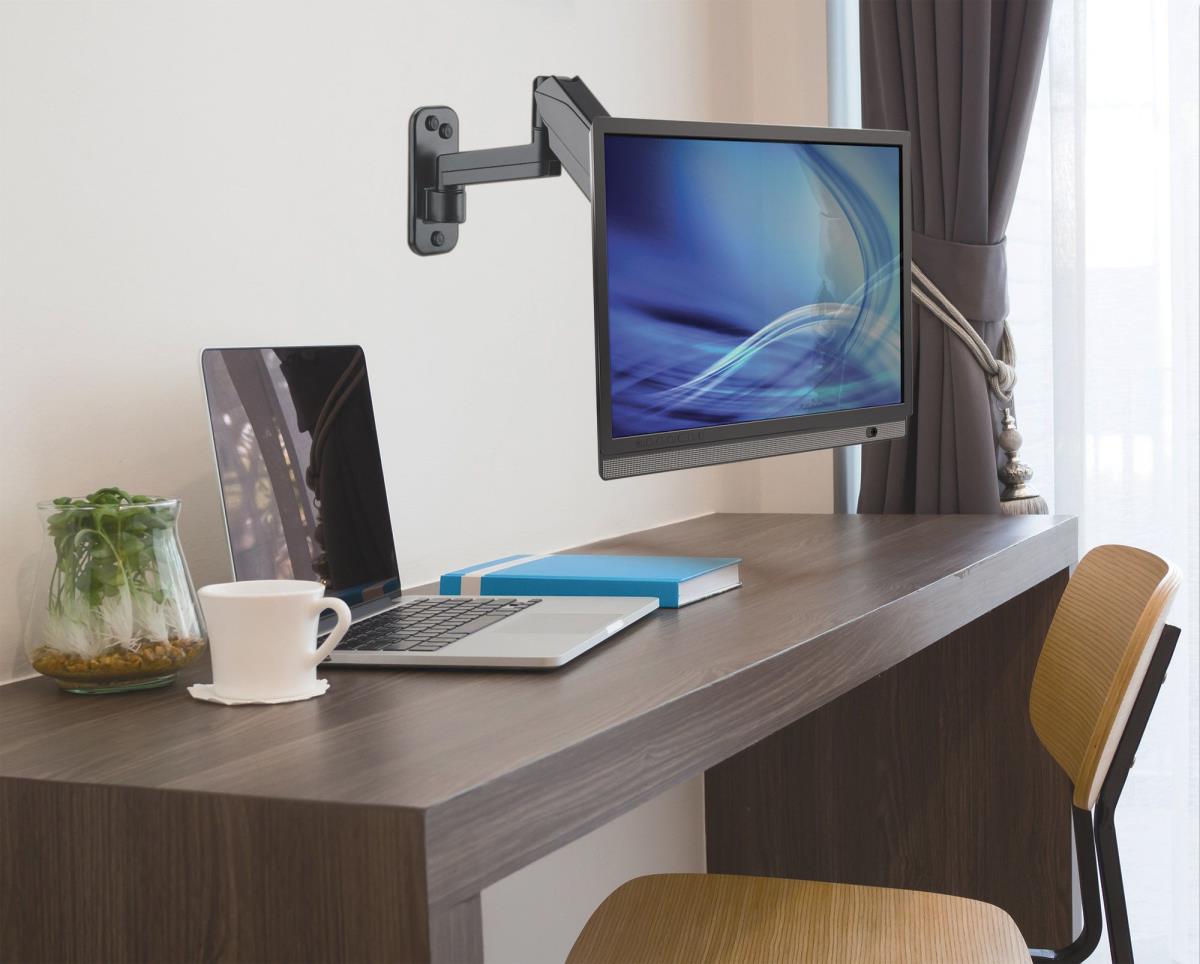 INTELLINET/MANHATTAN Monitor Mount - Wall - 1 Monitor - Full Motion - 17 To 32in