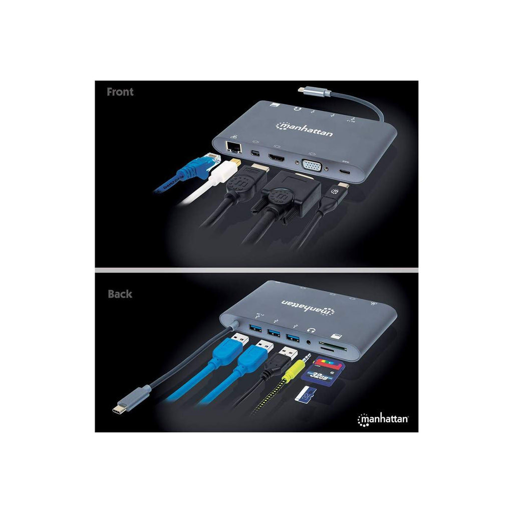 INTELLINET/MANHATTAN USB-C To 7-in-1 Docking Station