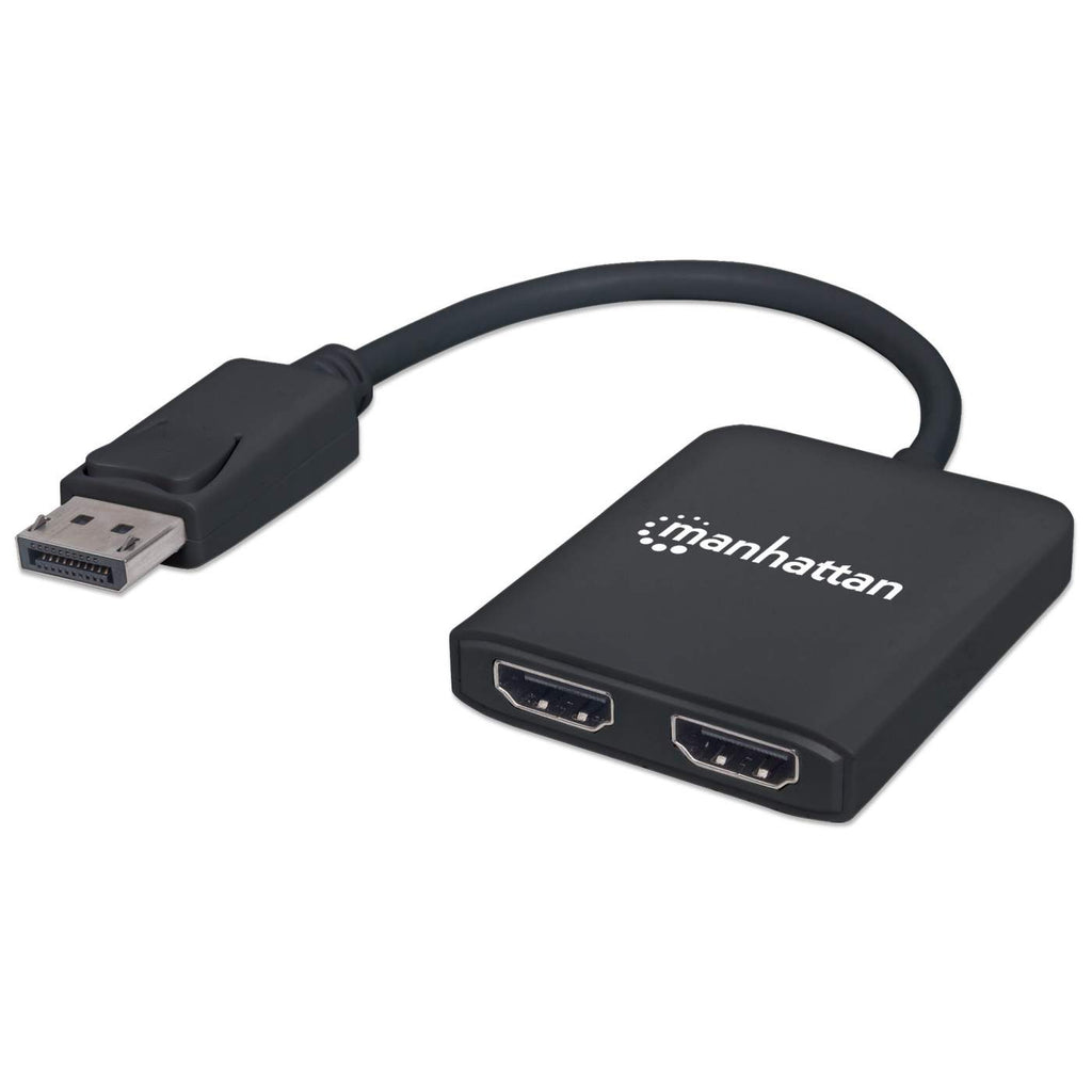 INTELLINET/MANHATTAN DisplayPort To 2 Port HDMI Splitter Hub With MST