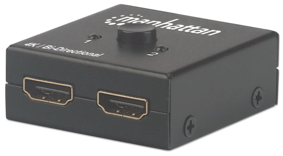 INTELLINET/MANHATTAN HDMI 4k Bi-directional 2 Port Splitter/switch