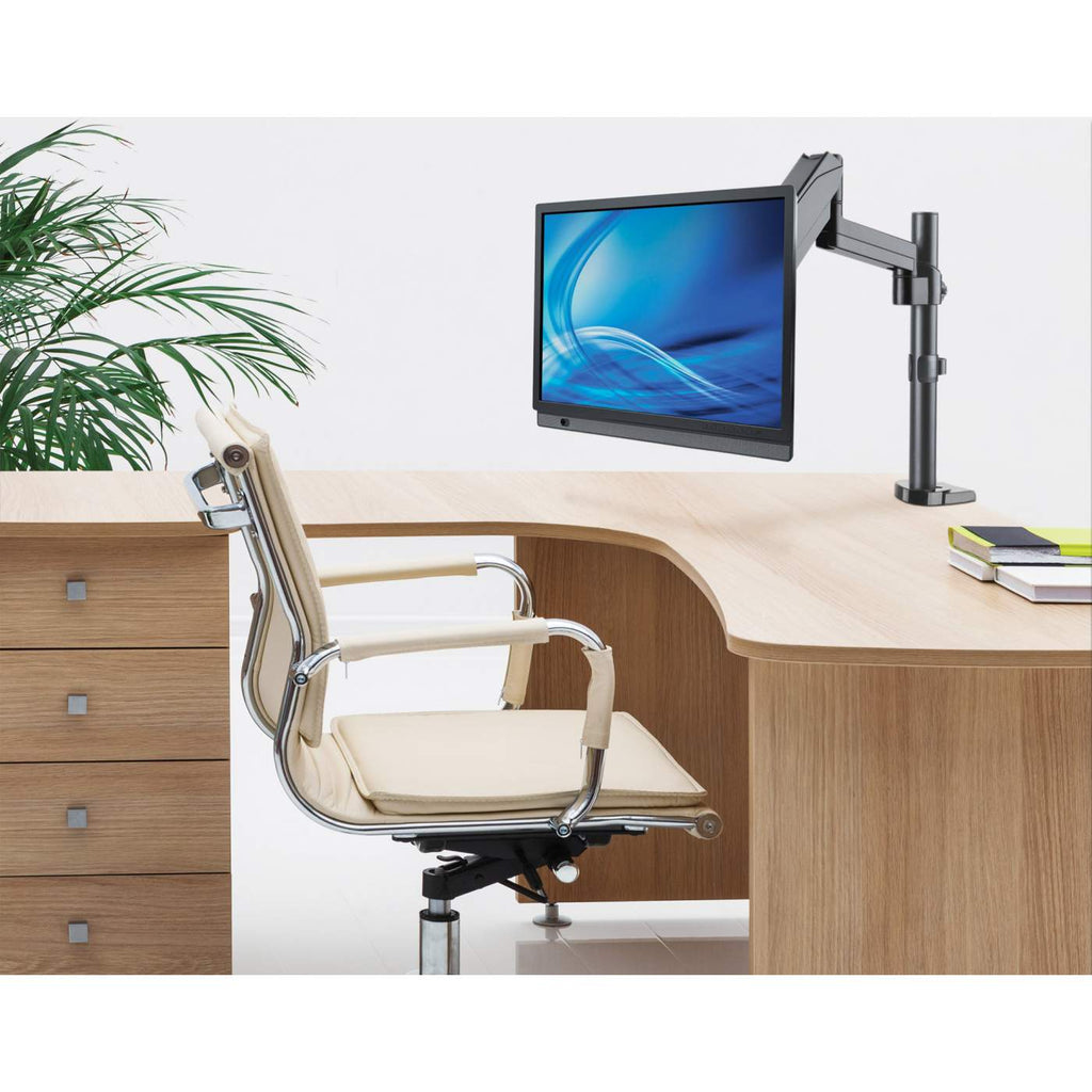 INTELLINET/MANHATTAN Monitor Mount - Desk - 1 Monitor - Full Motion - upto 27in