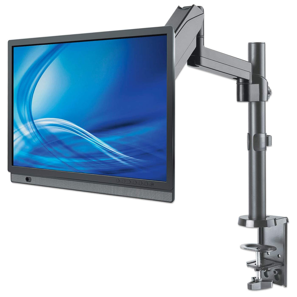 INTELLINET/MANHATTAN Monitor Mount - Desk - 1 Monitor - Full Motion - upto 27in