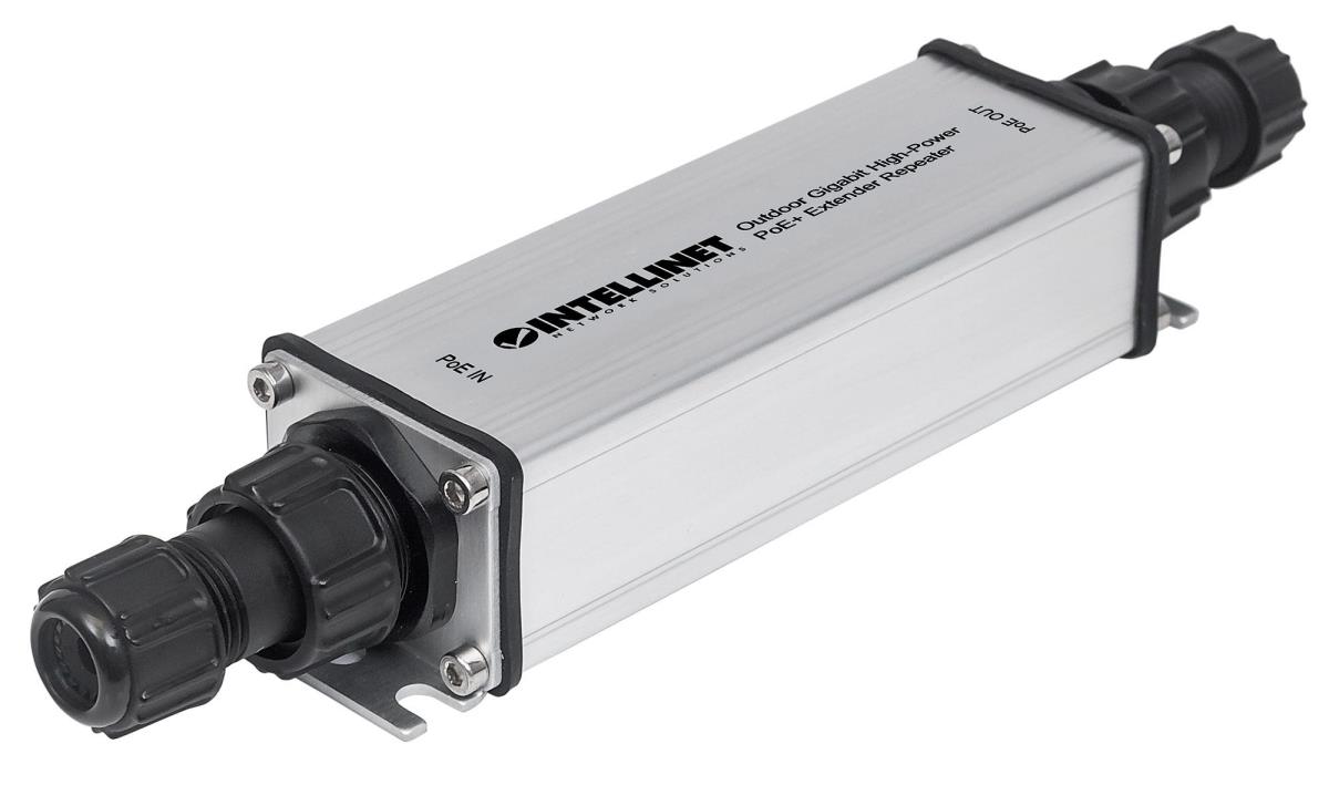 INTELLINET/MANHATTAN Outdoor Gigabit High-power Poe+ Extender Repeater