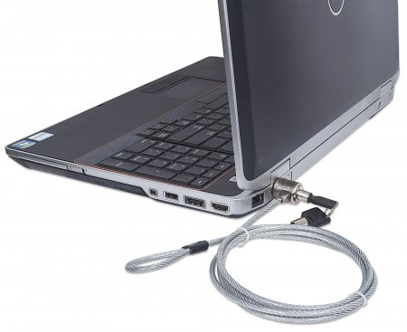 INTELLINET/MANHATTAN Laptop Lock Key 1.5m Clear Pvc Jacket