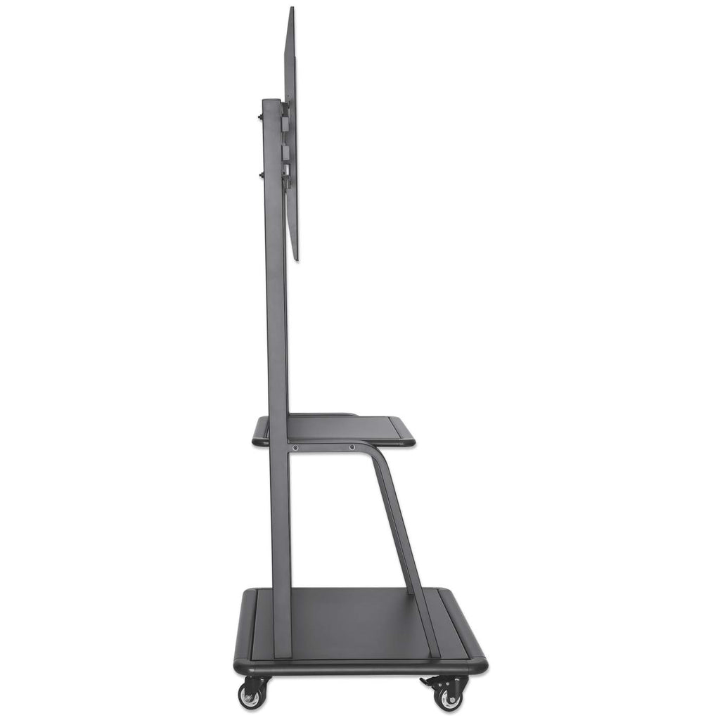 INTELLINET/MANHATTAN TV Cart - 1 TV - Height-Adjustable - 37 to 100in - Black