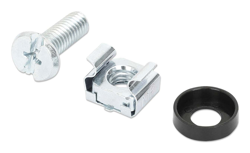 INTELLINET/MANHATTAN Cage Nut Set 100 Pieces