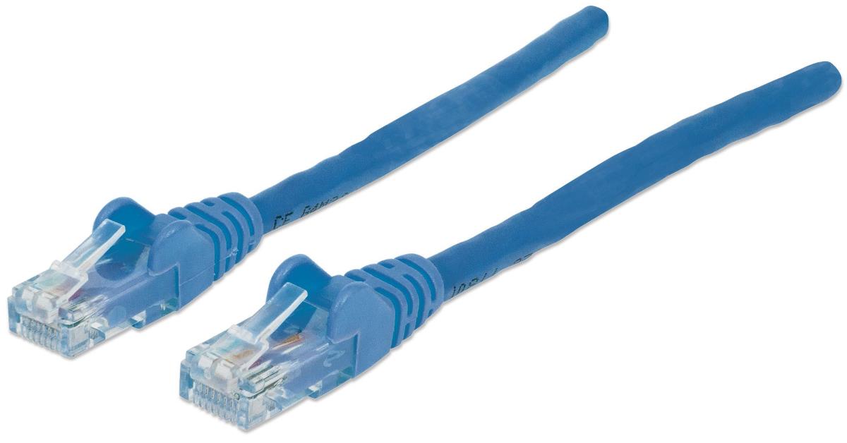 INTELLINET/MANHATTAN Patch Cable - CAT6 - U/UTP - 20m - Blue