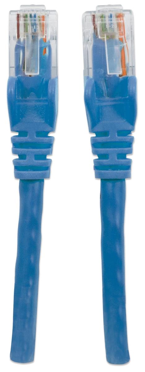 INTELLINET/MANHATTAN Patch Cable - CAT6 - U/UTP - 20m - Blue