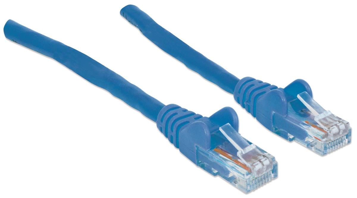 INTELLINET/MANHATTAN Patch Cable - CAT6 - U/UTP - 20m - Blue