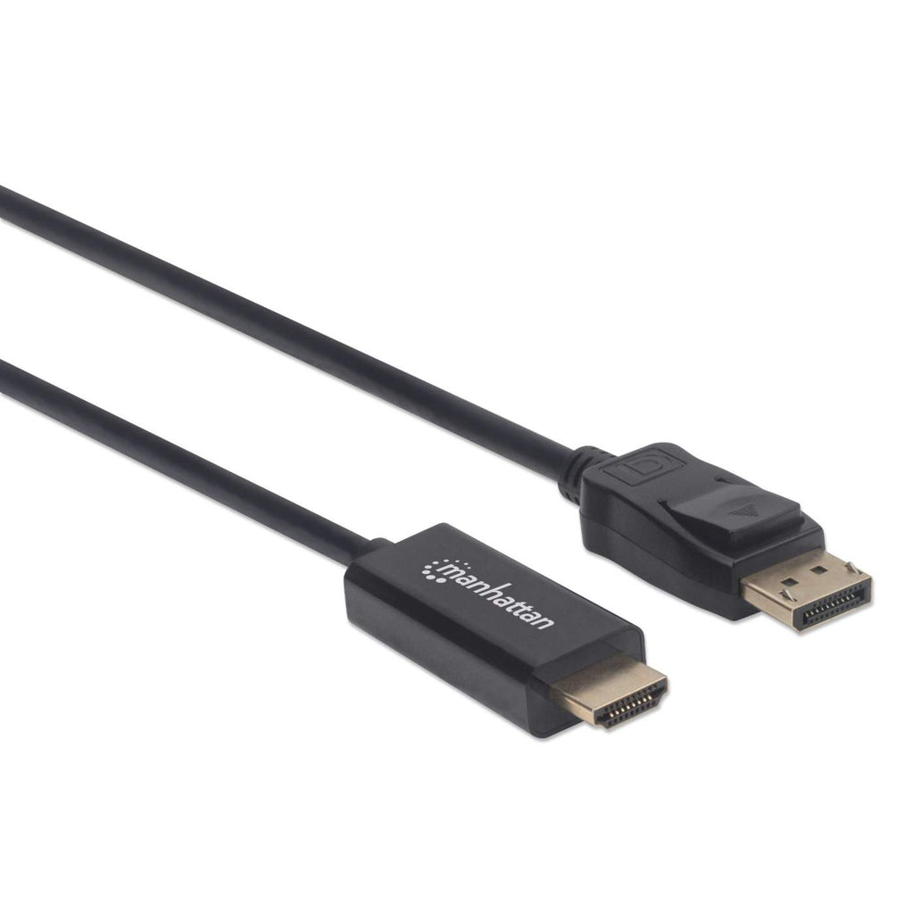 INTELLINET/MANHATTAN DisplayPort Male To Hdmi Male Cable 1m Black (152662)