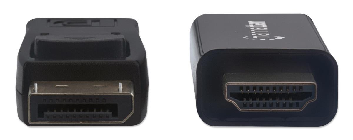 INTELLINET/MANHATTAN DisplayPort Male To Hdmi Male Cable 2m Black (152679)