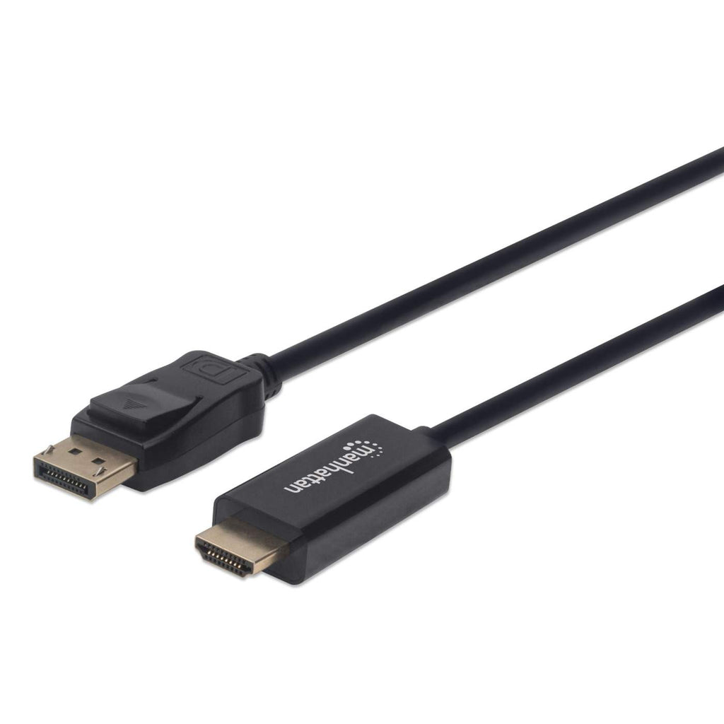 INTELLINET/MANHATTAN DisplayPort Male To Hdmi Male Cable 1m Black (153195)