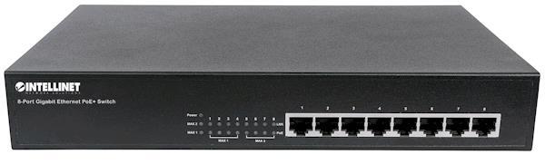 INTELLINET/MANHATTAN Gigabit Ethernet PoE+ Switch 8-Port