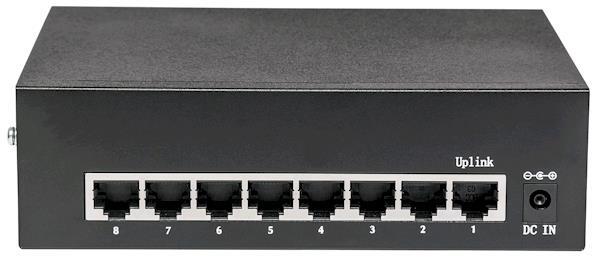 INTELLINET/MANHATTAN Gigabit Ethernet PoE+ Switch 8 Port