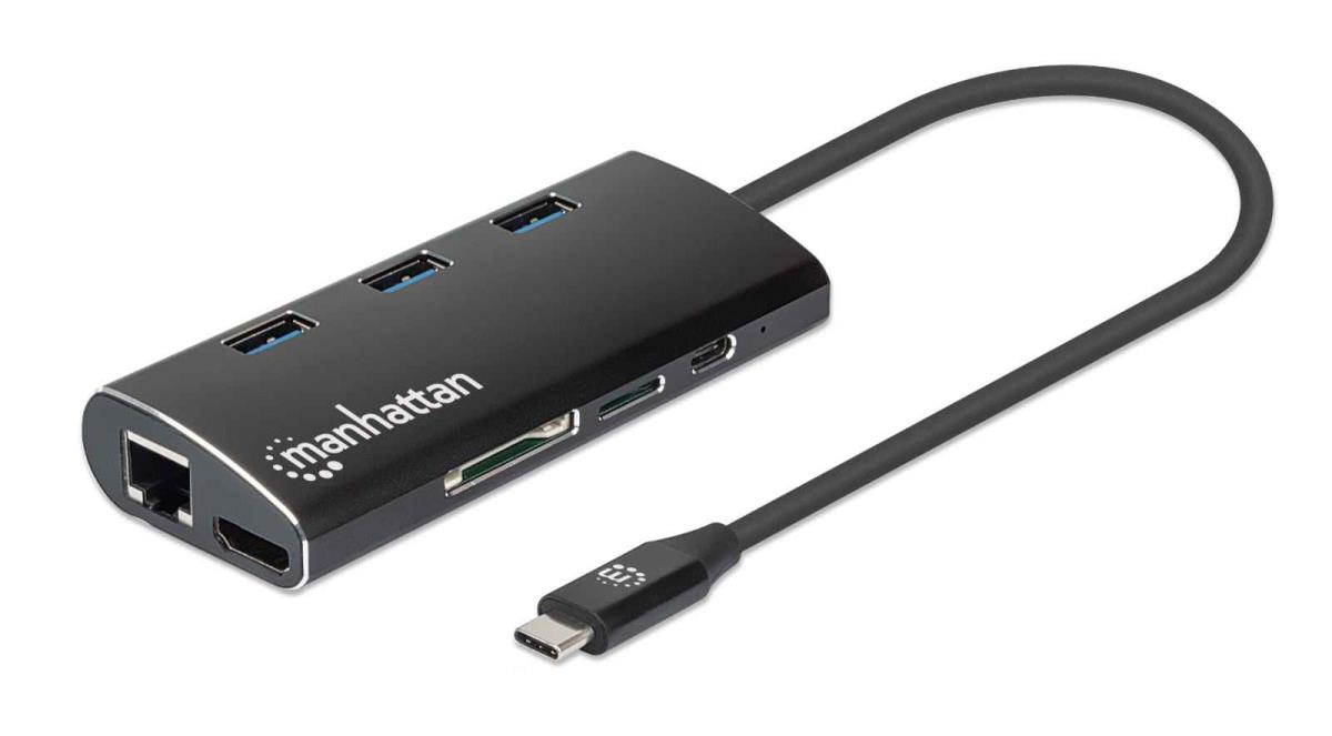 INTELLINET/MANHATTAN USB 3.2 Gen 1 USB-C Multiport-Adapter