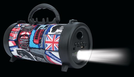INTELLINET/MANHATTAN London Bluetooth Speaker - FM Radio/MicroSD Reader - 3w