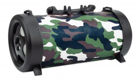 INTELLINET/MANHATTAN Camouflage Bluetooth Speaker - FM Radio/MicroSD Reader - 3w