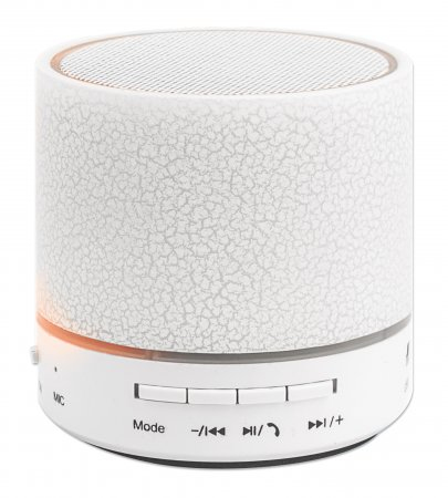 INTELLINET/MANHATTAN Led Bluetooth Speaker - Microsd Reader Aux White - 3w